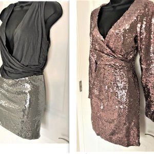 Set of TWO Sparkle Sequin Dress